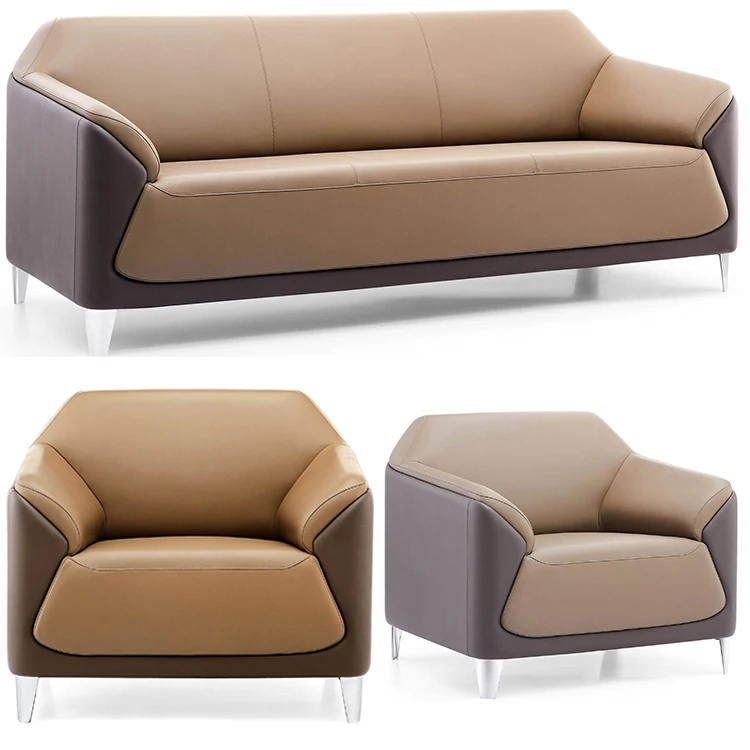 
3 Seat furniture modern office leather sofa same as picture SF188 office furniture  (62373586210)