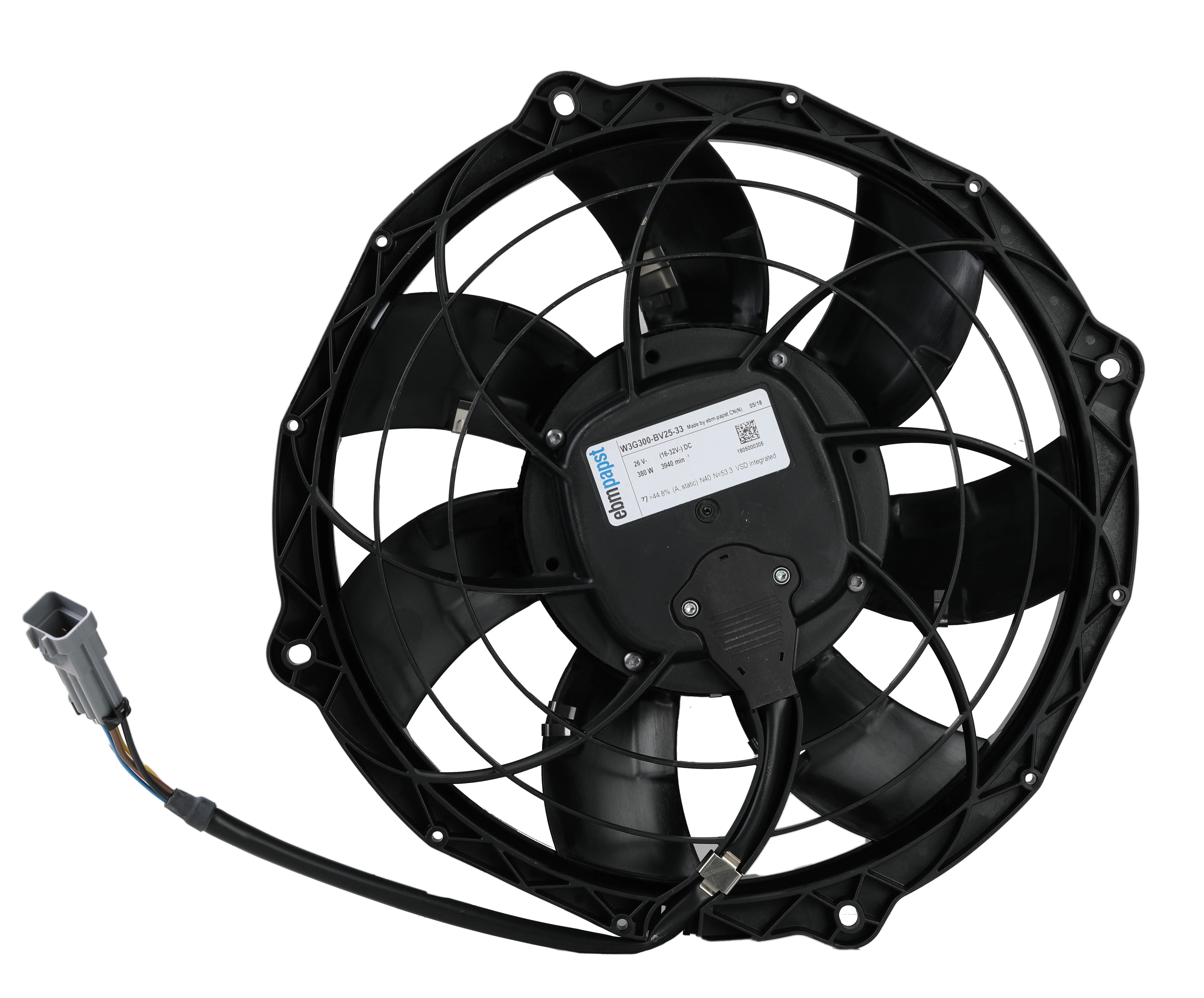 W3G300-BV25-33 ebmpapst axial fan EBM-PAPST TYPE:W3G300-BV25-33 EBM FAN 26V  380W