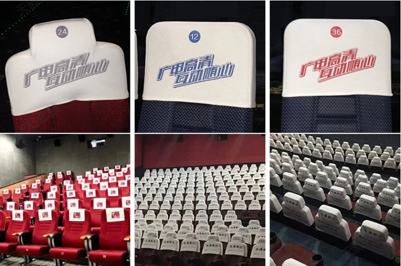 OEM Print Advertising Taxi Headrest Cover Car Protective Cover France Flag Seat Headrest Cover For Sport Promotion