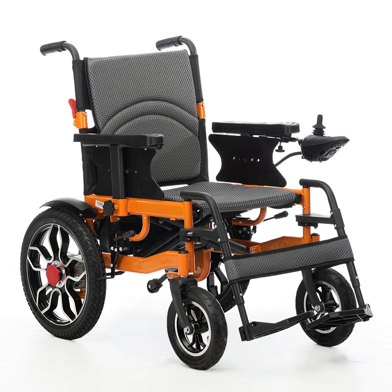 High Color Value Economical Lithium Battery Medical Rehabilitation Hand Push Electric Wheelchair Folding Light Electric Scooter