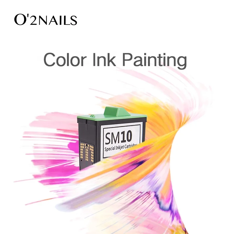 O2NAILS SM10 Original Ink Cartridges For Nail Printer V11 X12 X11 V12 X12.5