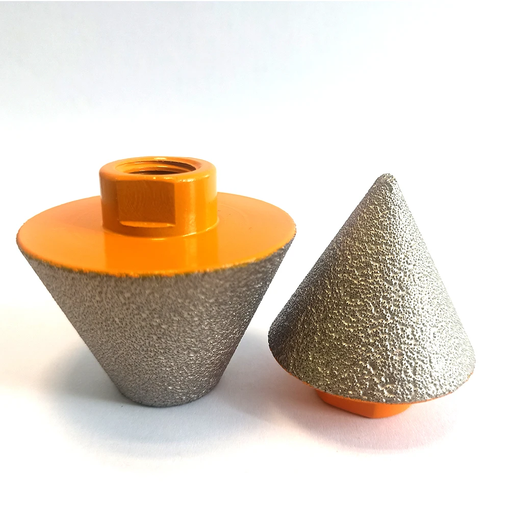 Diamond Countersink Tools Vacuum Brazed Beveling Chamfer Bits for Holes