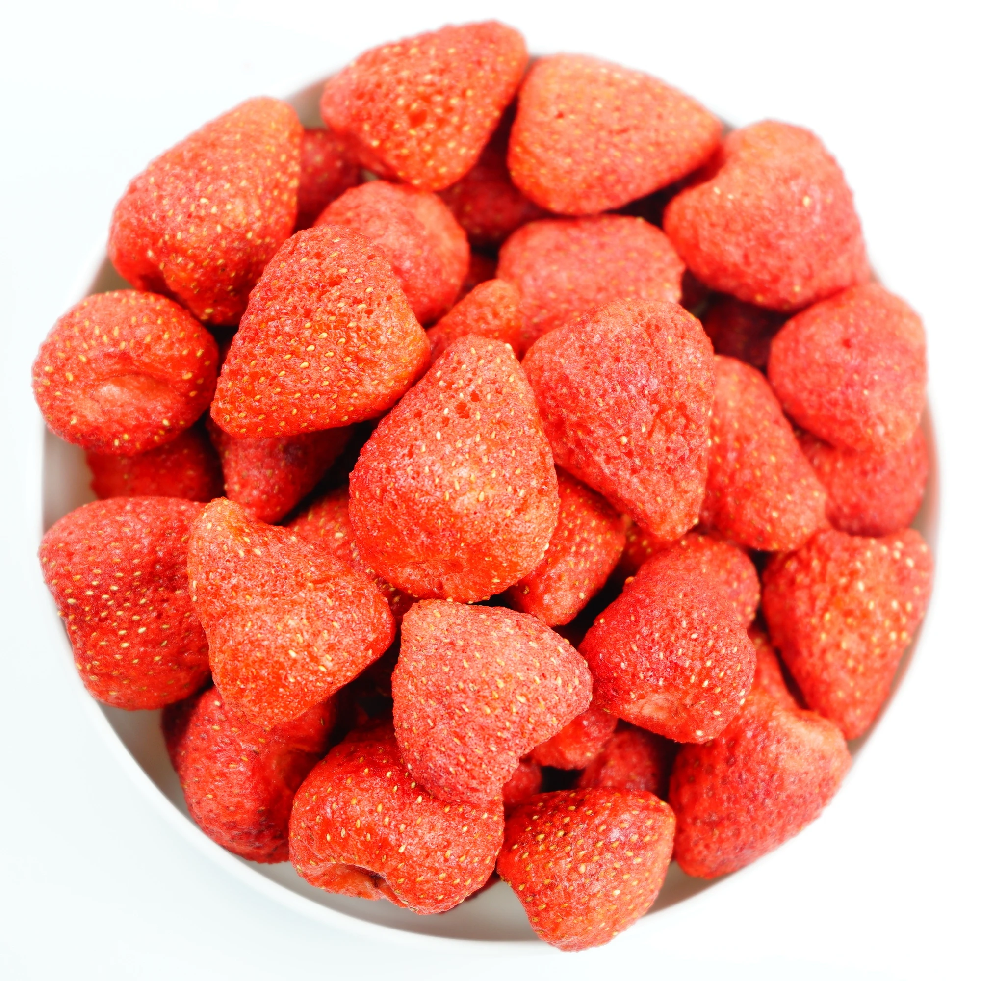 Healthy dried snack freeze dried strawberry