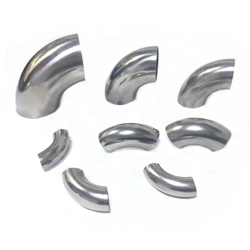 Stainless Steel 316L Sanitary Fitting, 90 Degree Polished Weld Short Elbow