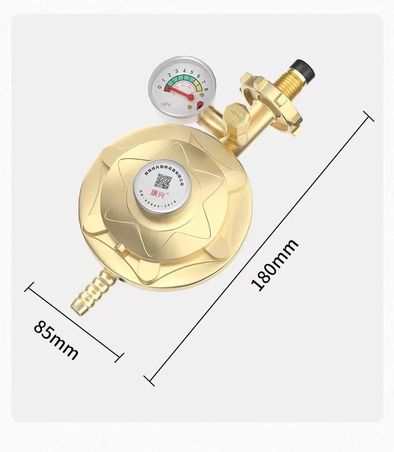 Low pressure valve with pressure gauge factory price