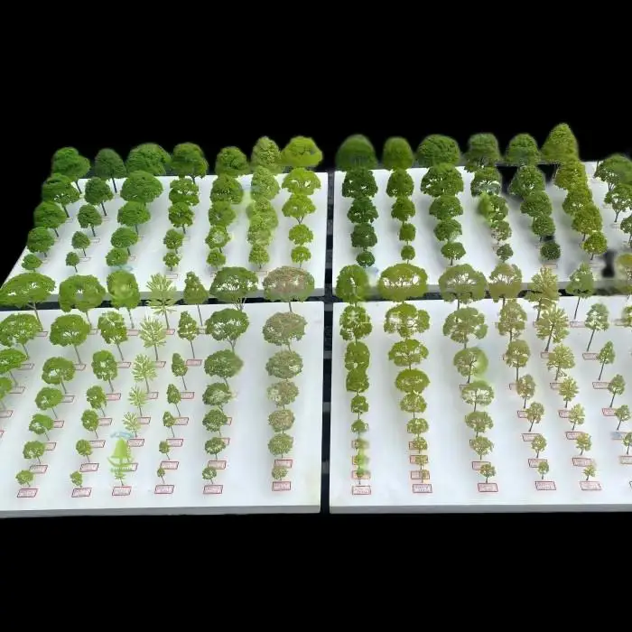 Scale Artificial Miniature Model tree and accessories  for Architect