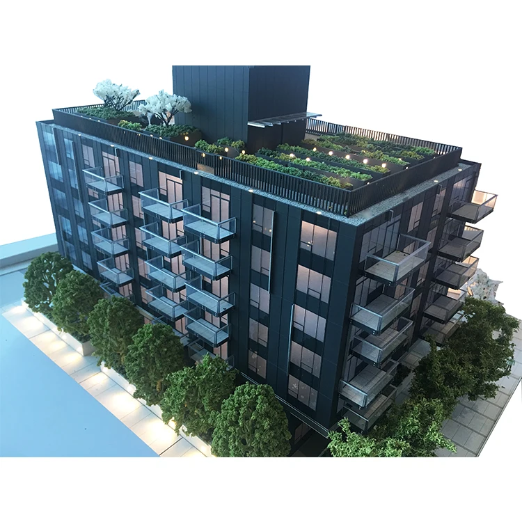 High Quality Prefabricated Miniature Simulation Sand Table Model Building Houses Model