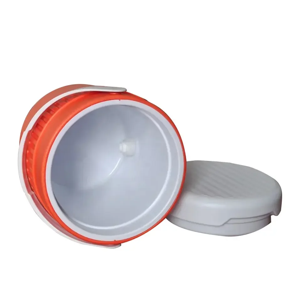 3.8 L Plastic Buckets Coolers Customized Color Round Barrel Beverage Beer Cooler Jug