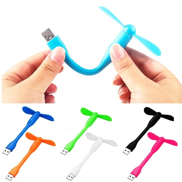 Новый дизайн мини силиконовый USB-вентилятор для мобильного телефона