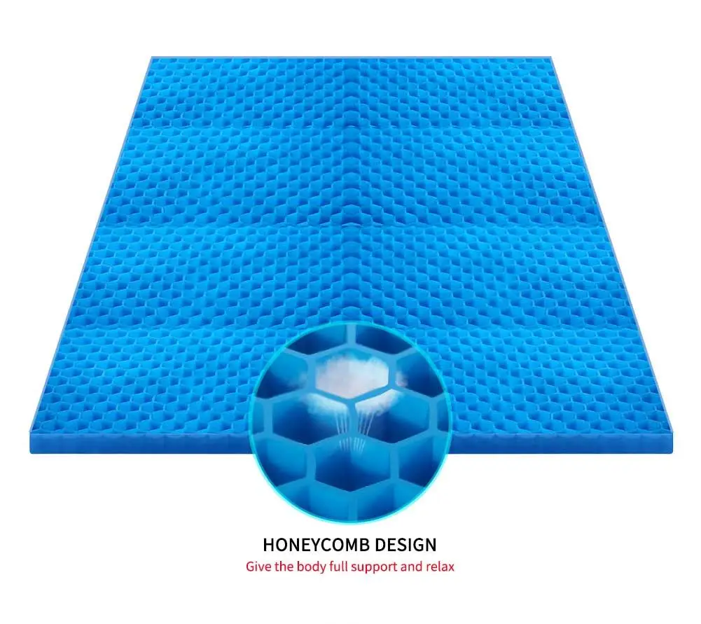 Colors customized king queen size TPE silicone cooling gel mattress topper raw material layer TPE mattress