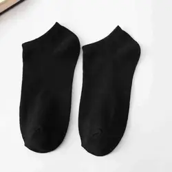 Wholesale Cheap Lot Pack Men Women Solid Color Sport Cotton Socks Ankle Socks Classical Black White Grey Invisible Socks
