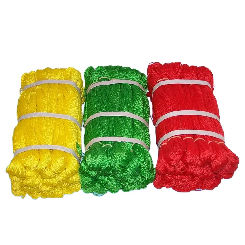 Бестселлер, высокопрочный полиэтиленовый шпагат из полиэтилена, прочная цветная 3-стоечная витая швартовная линия/упаковка/альпинистская веревка