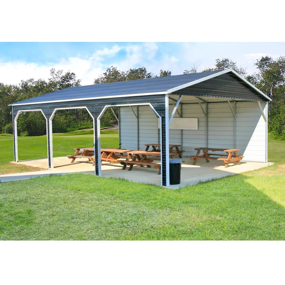 Дешевый портативный металлический автомобильный сарай