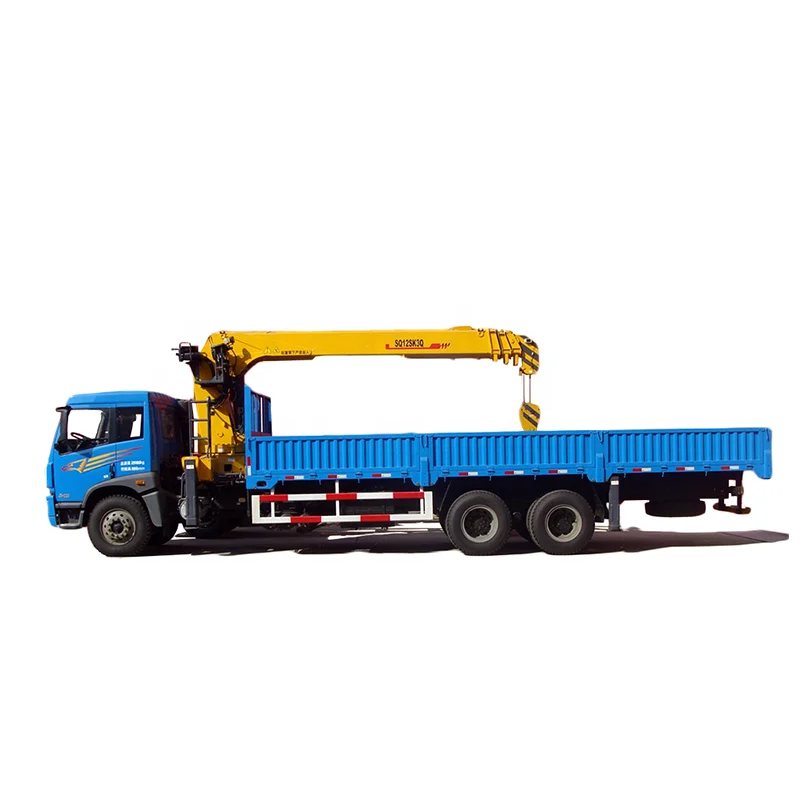 Hydraulic Arm Truck Mounted Crane Manipulator SQ12SK3Q Remote Monitoring System Truck Crane