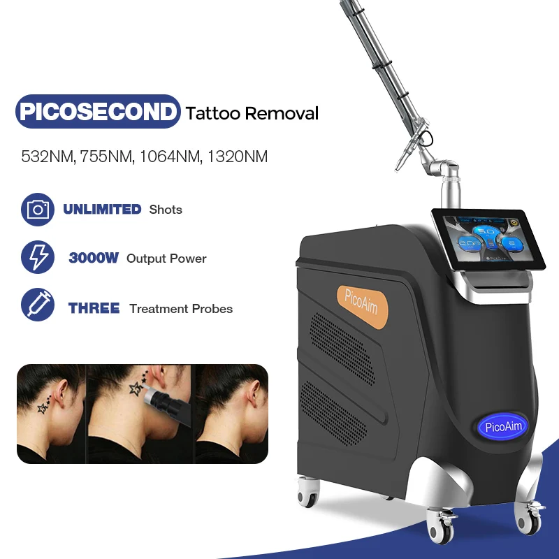 OEM ODM service speckle removal pico laser eyebrow line remove q switched picosecond laser tattoo removal nd yag laser machine
