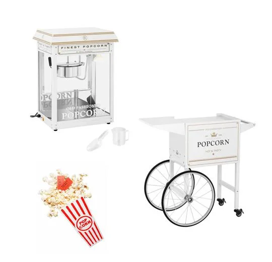 Shineho Factory price Vending Commercial Popcorn Machines with Cart