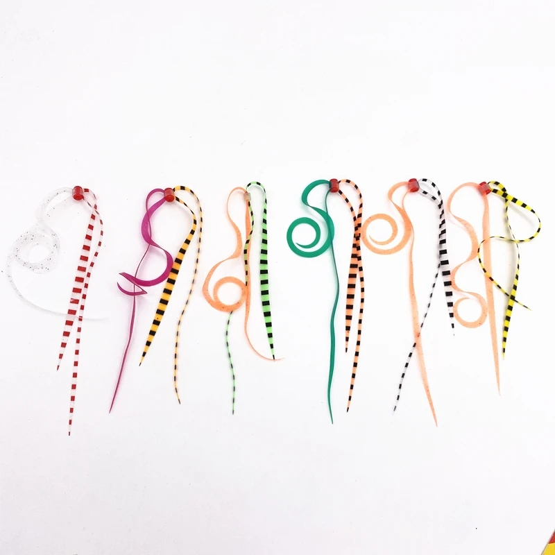 Fishing Silicone Skirt Assist hook jigging hook Jig head fishing hook lure skirt trailers integrated Spinnerbait Buzzbait