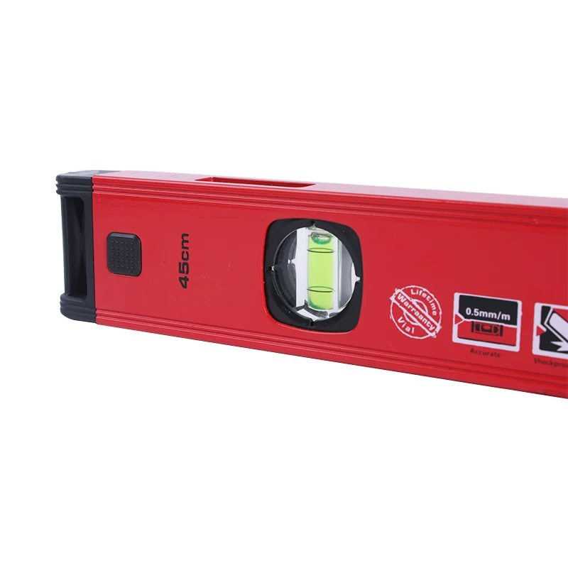DEWEN China Factory Industrial Customized 3 Bubbles Factory Measuring Instruments Aluminum  Spirit Level