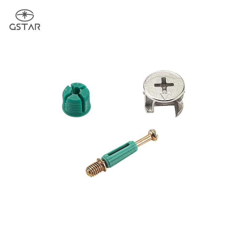 Furniture Hardware Cabinet Mini Fix Cam Screws Connecting Bolt Board
