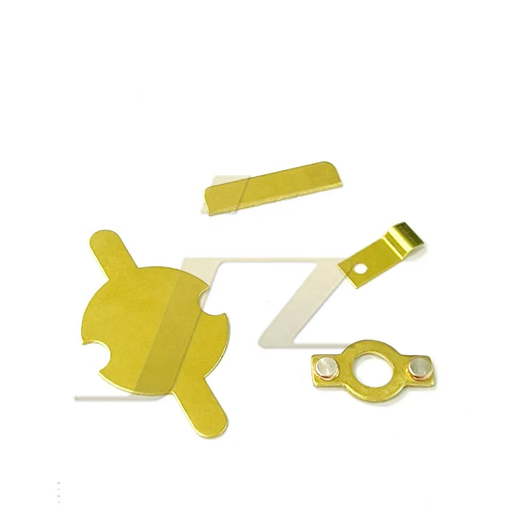 Brass Connector Terminals Copper Electrical Stamping Female Crimp Terminals Connector Inserts