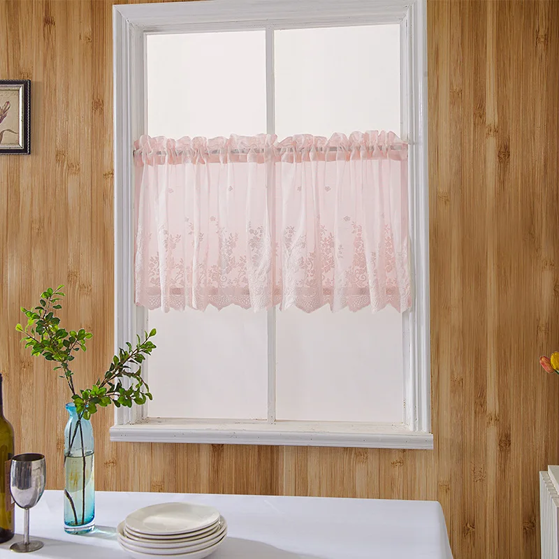 polyester lace cafe  curtain