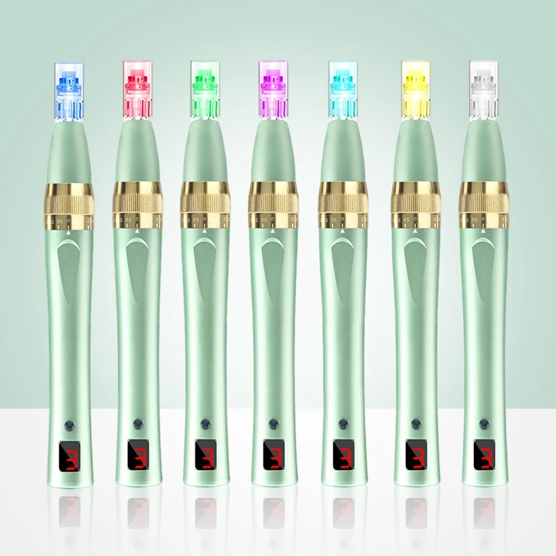 2023 New arrival LED Wireless Electric Derma Pen led photon electric derma pen
