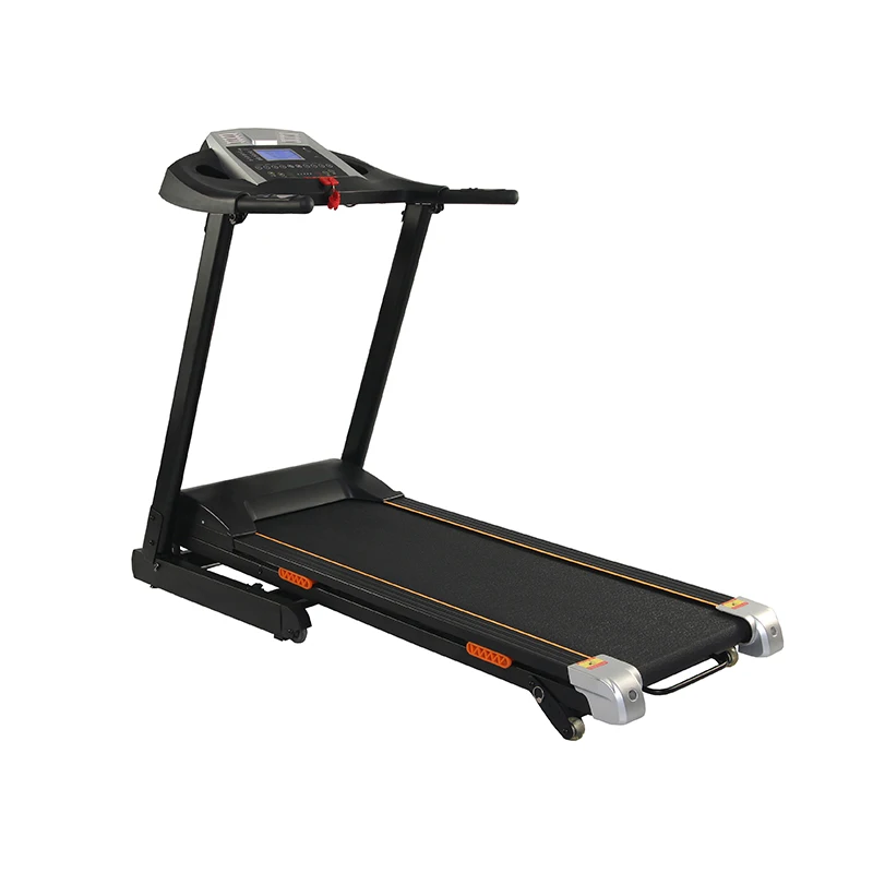Good Quality running area 1260*420MM Black Operable Foldable Motorized Treadmill for Fitness and Exercise