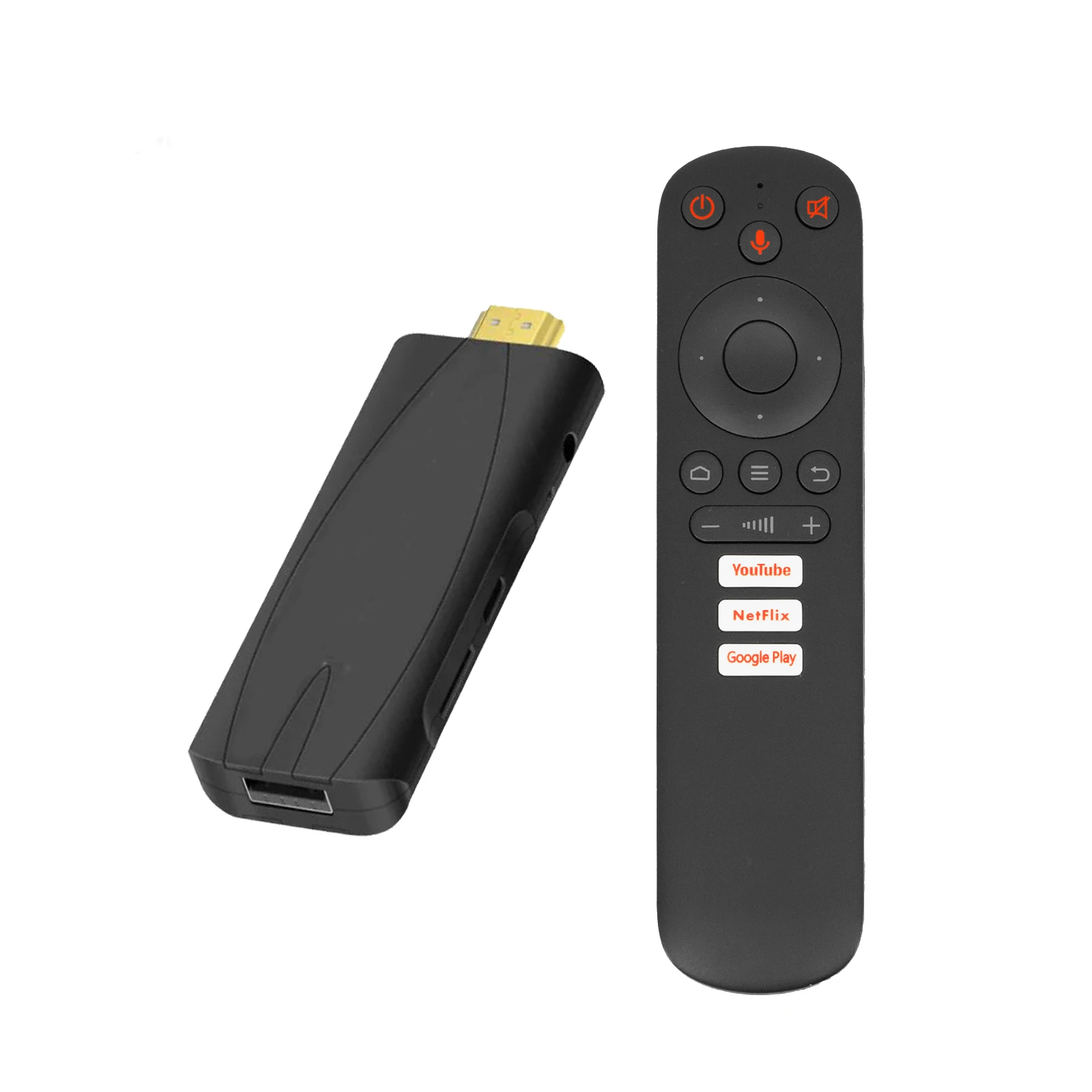 New Arrival HLQTV-Y4 Android Smart TV Stick 4K with 13.0 2.4G/5G Dual-Band WiFi 32GB TF Card Reader 2GB RAM 1 Unit EU UK US Plug