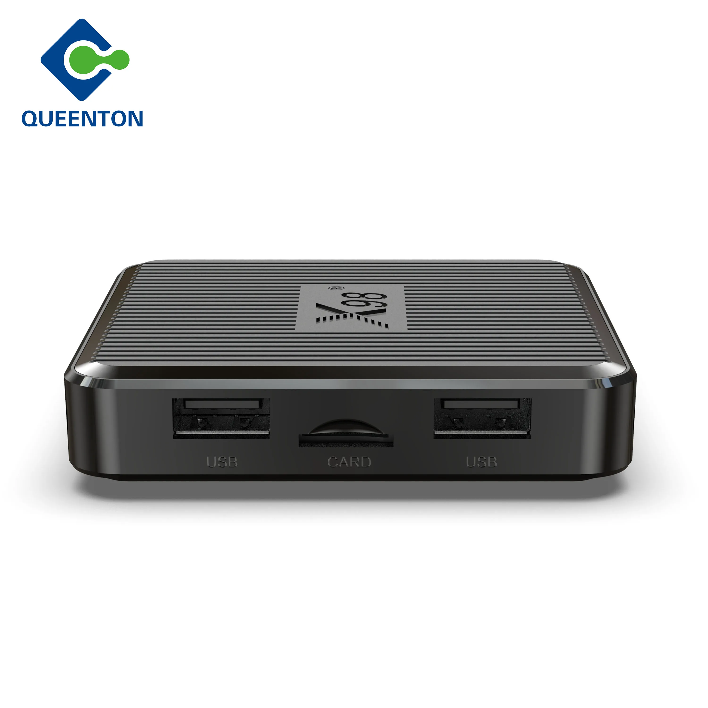 Newest X98q 4k Amlogic Tv Box 2.4g/5g Wifi Smart 2.4&5G Wifi AV1 HDR 10+ TF Card game Movie Music Android tv box