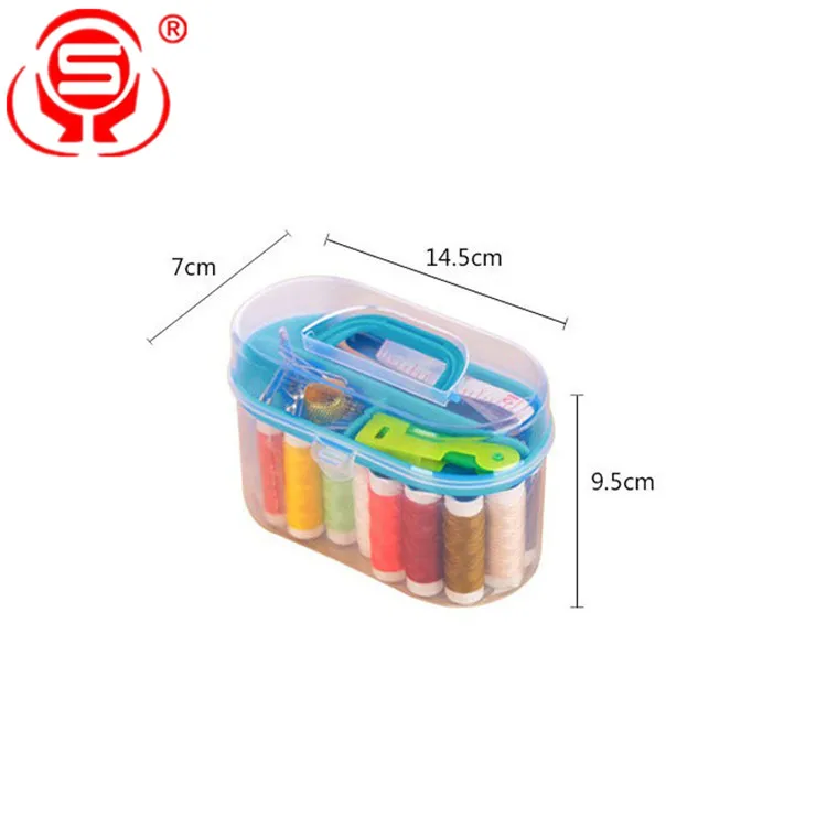 
2019 big professional sewing kit DIY home travel sewing kit with storage box 