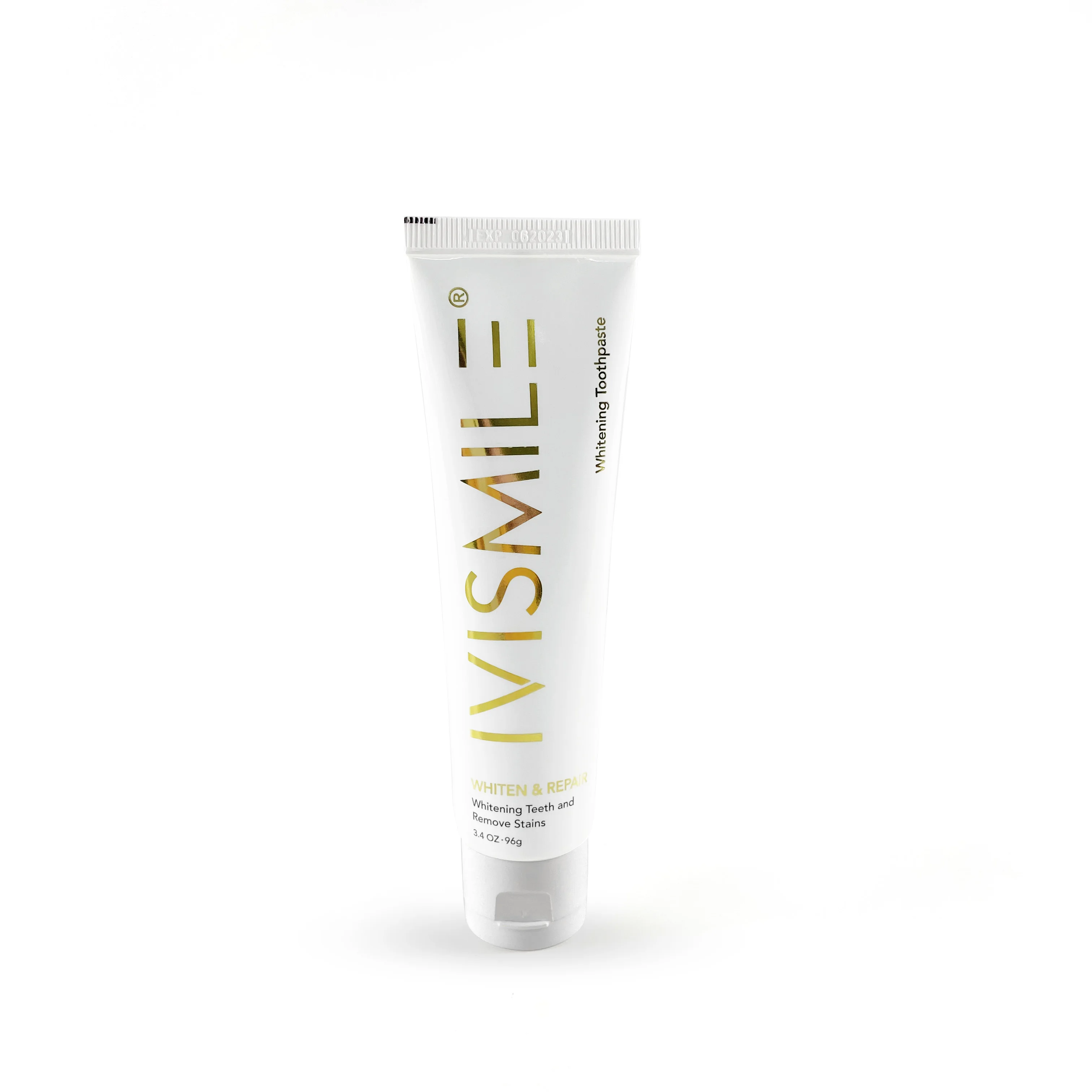 IVISMILE Wholesale Portable Take Travel 3% HP Safe Formula Whitening Toothpaste Private Logo