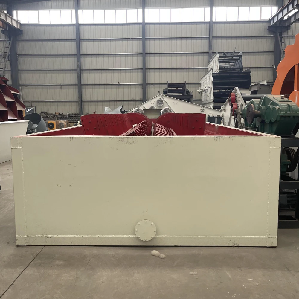 Double Spiral Sand Stone Washer , Twin Screw Spiral Wheel Silica Sand Washer