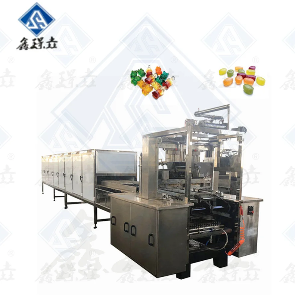 Hard lollipop Candy 100-300kg/h automatic Candy Production line for Produce Hard rounder Candy