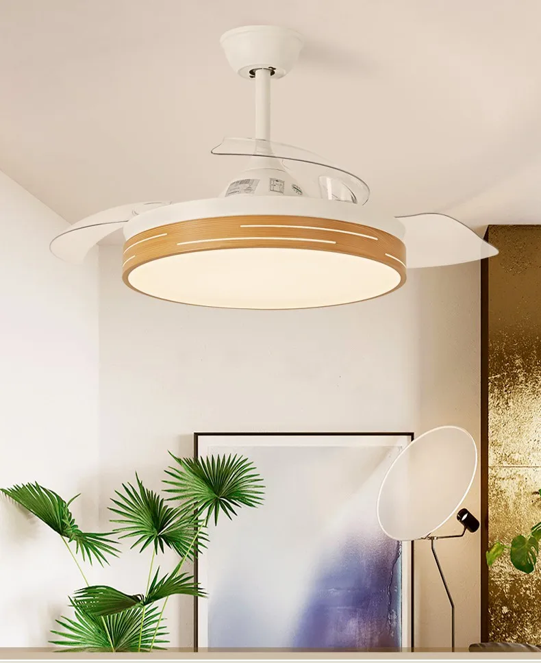 
Chinese Ceiling Fans Prices 42/52 inch Iron Blade Concealed Ceiling Fan Light 