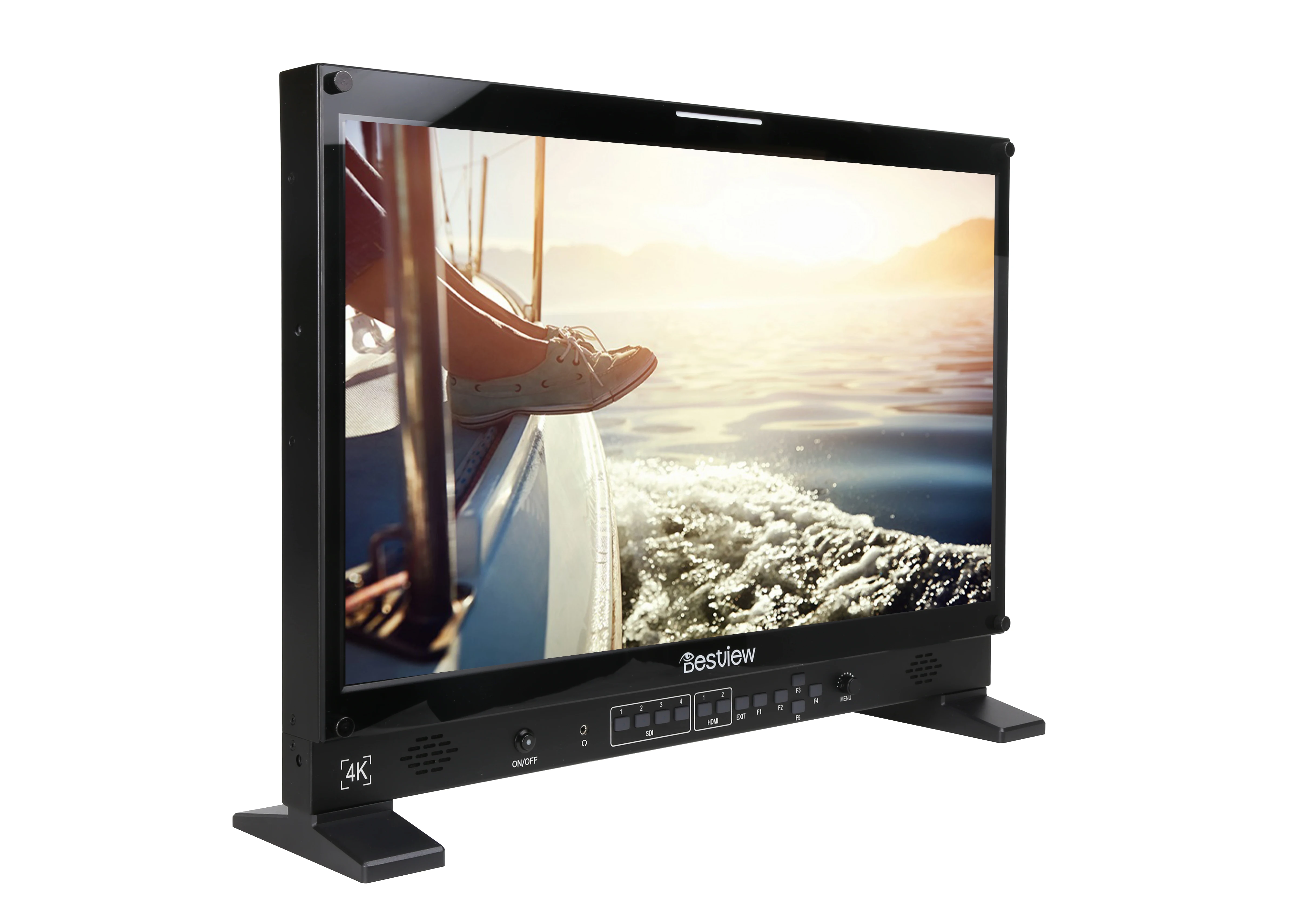 24 дюйма Bestview S24F UHD 3840x2160 23 8 дюймов HDMI 3G-SDI Настольный вещания 4K монитор для телевизионного и
