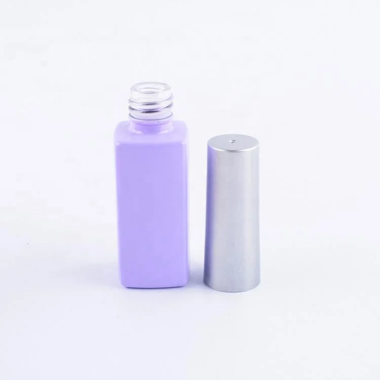 Wholesale Rectangle Shape Custom 8ml Nail Polish Bottle Glass Bottle Nail Polish