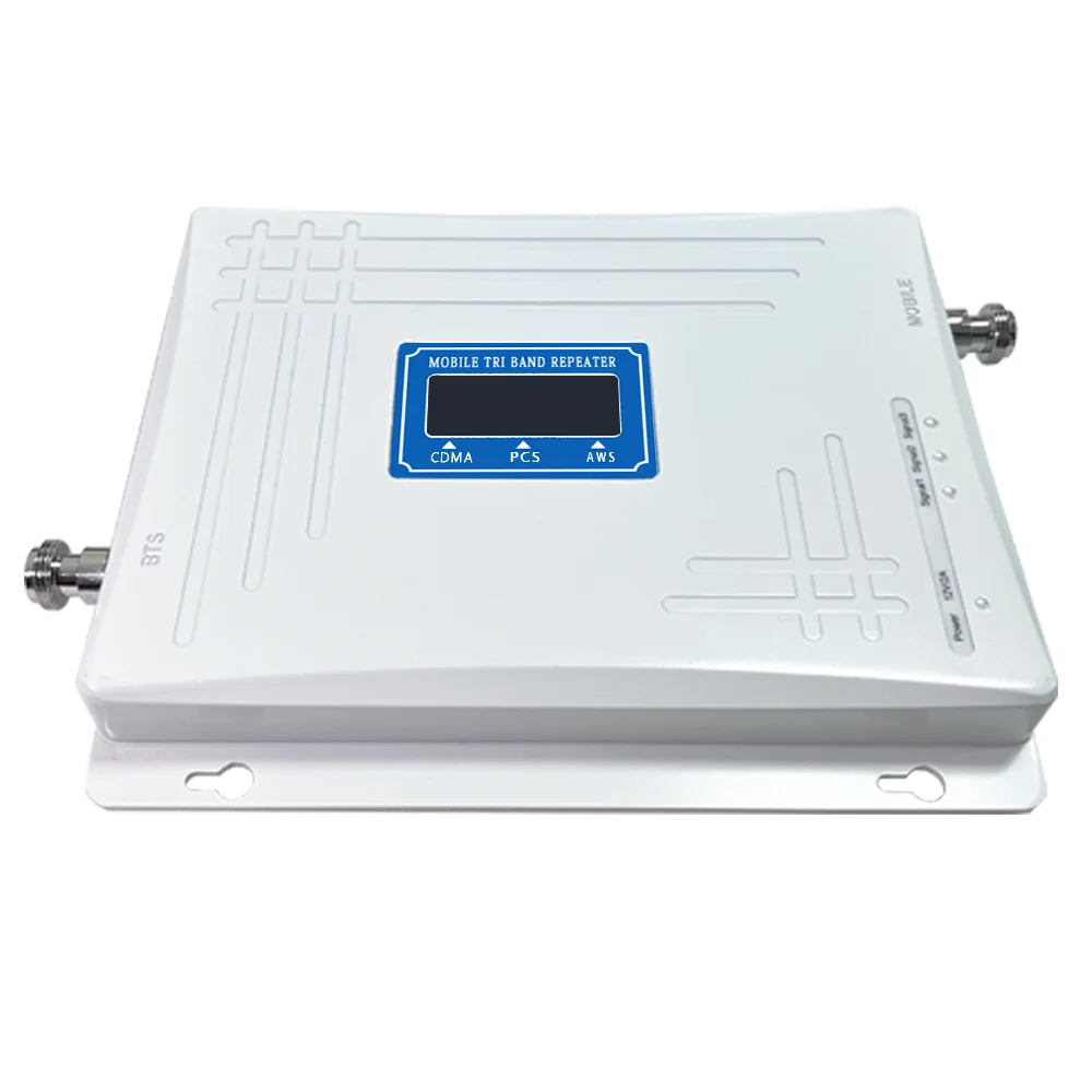 CDMA PCS AWS  850 1700 1900MHz tri band mobile repeater network signal amplifier booster