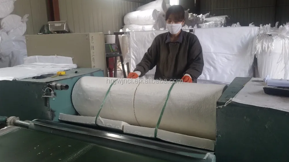 ceramic fiber HengRui 1430Zr  high temp ceramic fiber insulation blanket for Industrial kiln lining