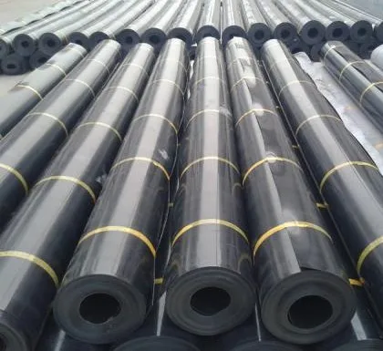 Factory direct sale HDPE Geomembrane Liner Film Black Plastic Hard Root Barrier HDPE Membrane Swimming Pond Pool Liner