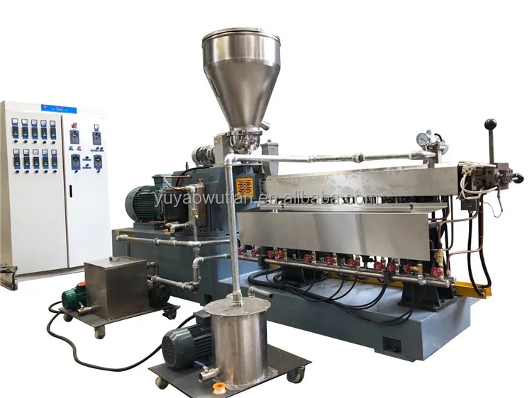 
Plastic Modifying Matching Color Twin Screw Extruding Granulator 