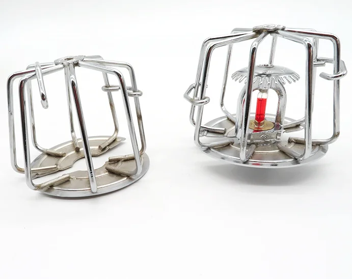 Brass chrome finished pendant upright horizontal sidewall fire sprinkler nozzle