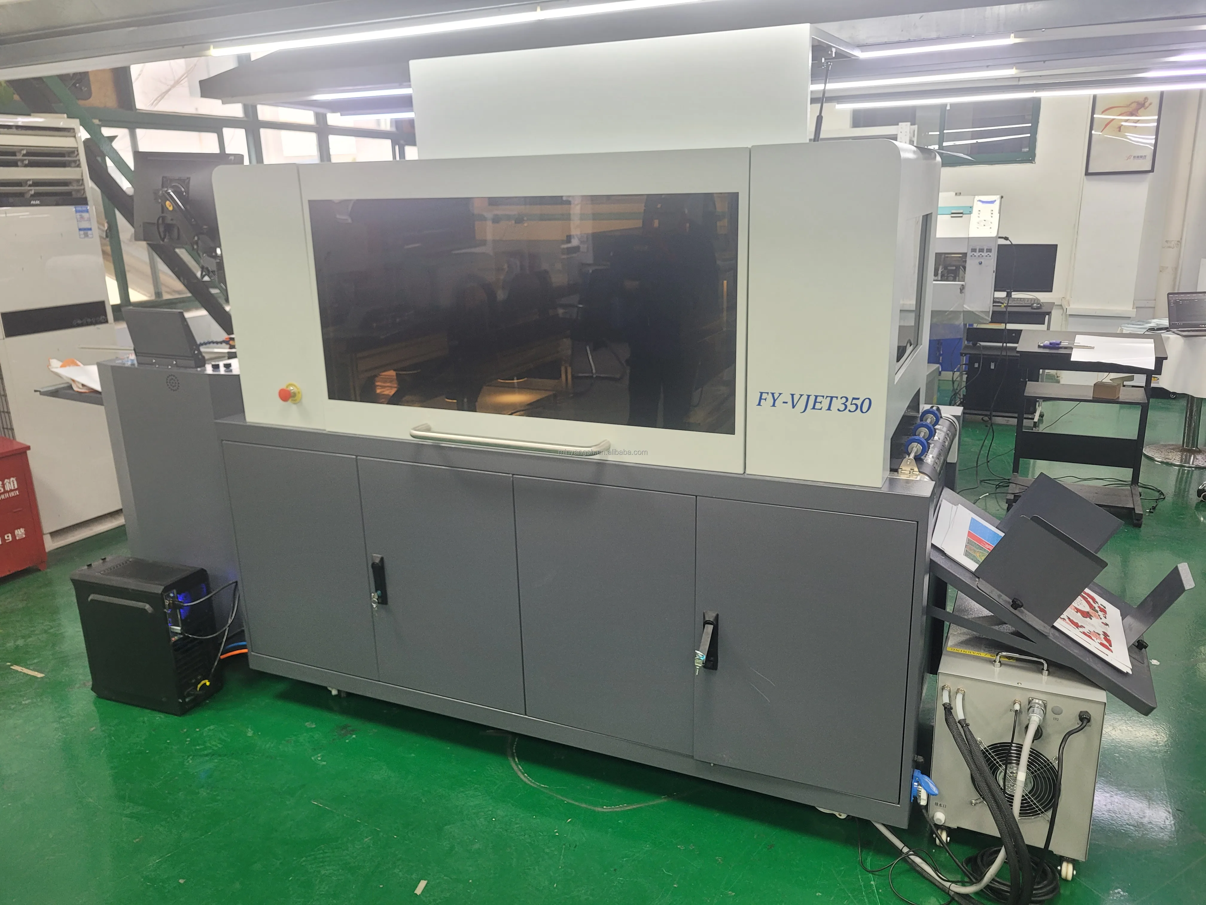 INFINITI FY-VJET350 2023 single pass coated paper business card carton package printing UV varnish printer