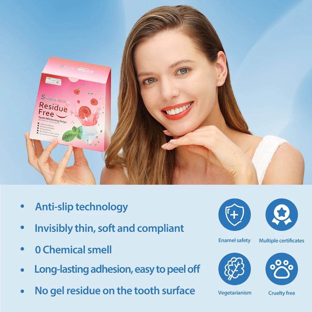 Buy Peroxid Teeth Whiten Strip Fast Stain Removal Strip for Teeth Sensitive