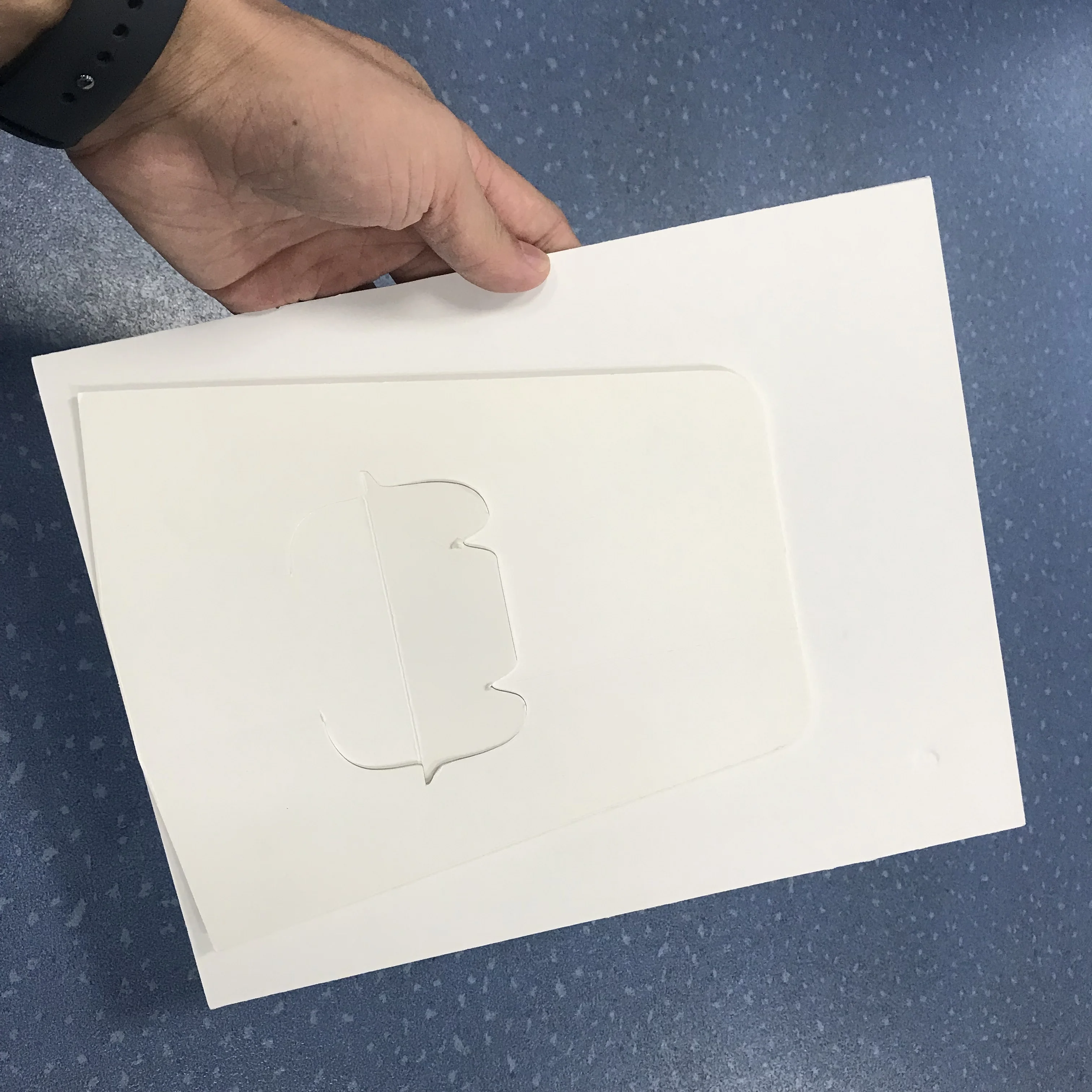 Custom printing Foam Core Counter waterproof Card Double Wing Easel Back Attached for advertising