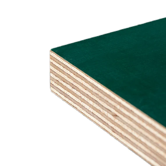 Hysen 18mm best Film Faced Plywood Green Plastic PVC  Formwork Plywood for Construction