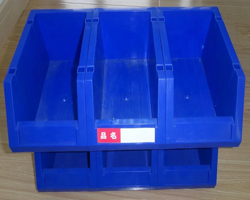 
High Quality Stackable plastic storage Wholesale Square Warehouse Combinative Stackable Plastic Storage Boxes Bins 