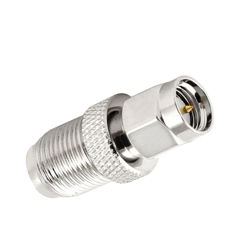 
RF Coaxial Coax Adapter SMA Male to F Female Connector 