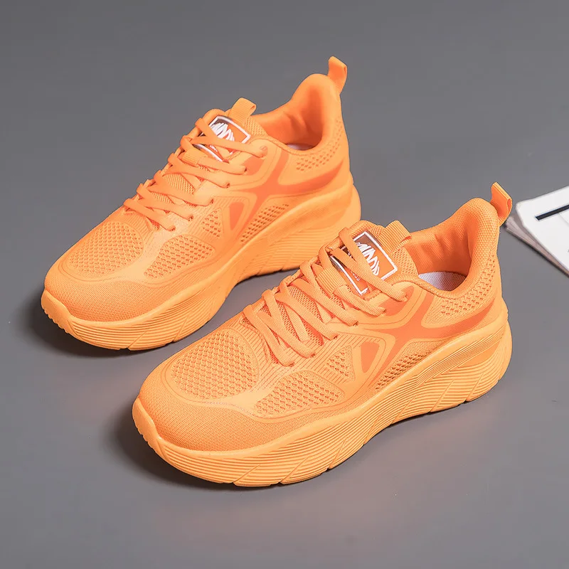 2024 Hot selling New Arrival Summer Colorful  New Thick Sole Breathable Running Walking Men Women shoes