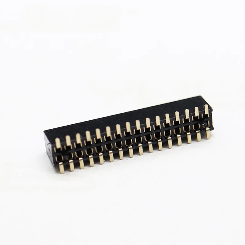 Factory wholesale OEM 1.27mm pitch female header Dual Single Row Height 2.1/3.4/4.4mm SMT Female Header Connector