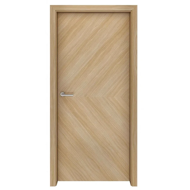 Modern Wood Door Design Flush Rift White Oak Solid Core Stain Grade Interior Door